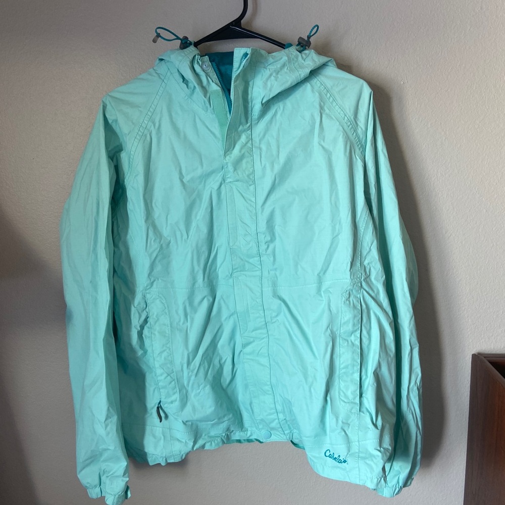 Cabela’s | Light Blue Rain Jacket